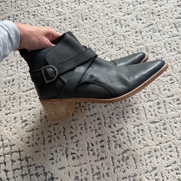 Free People Back Loop Ankle Boot in Black - Picture 4 of 14